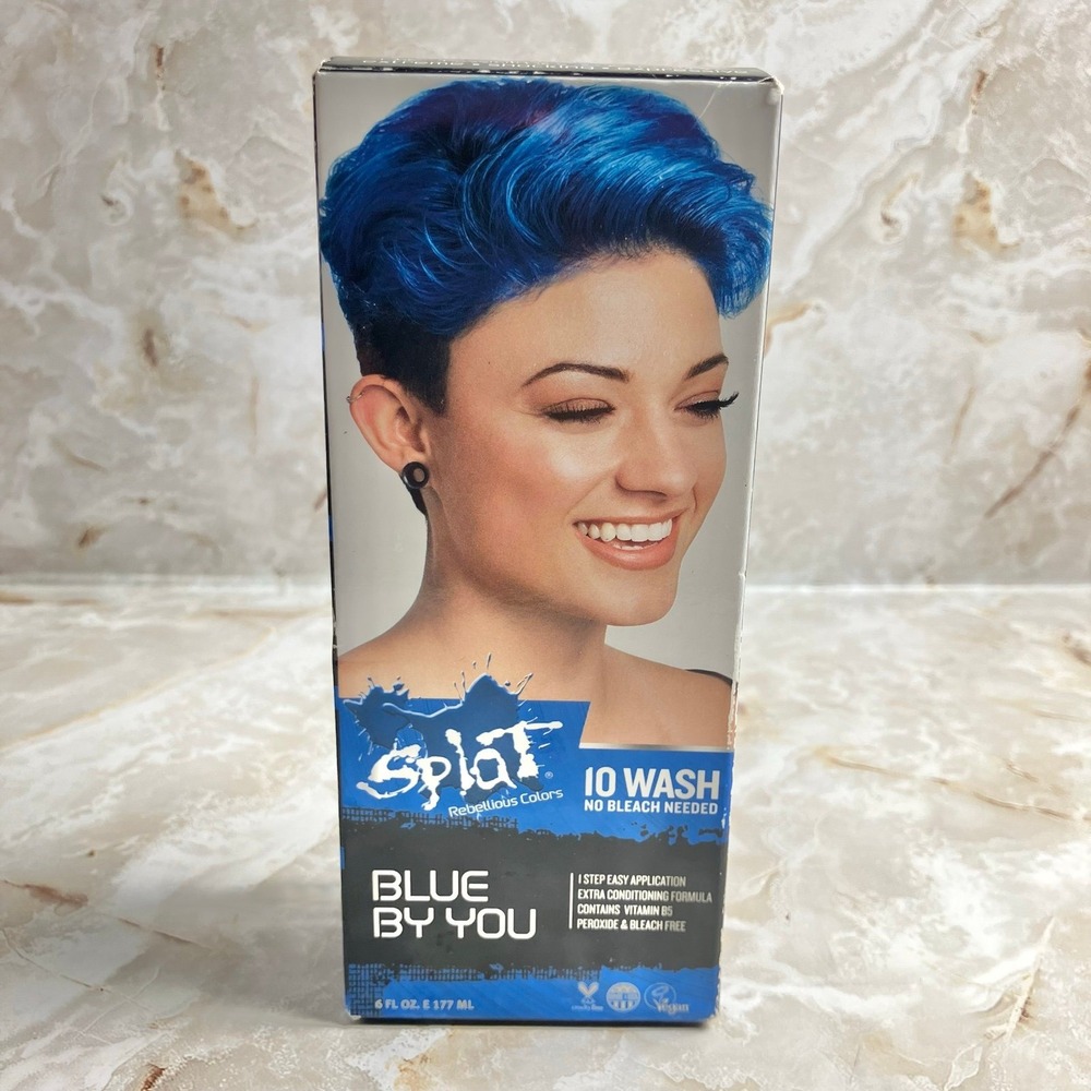 Splat | Blue By You | 10 Wash | No Bleach | Temporary Hair Dye